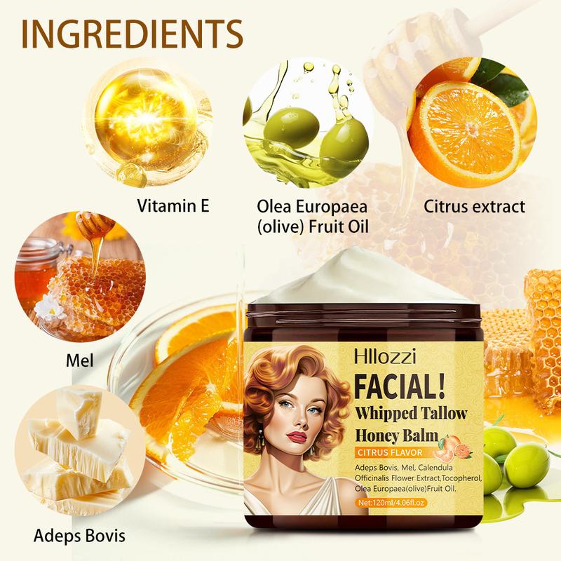 Whipped Tallow Cream, Moisturizing Face and Body Lotion, Skin Care, Lip Balm, Moisturizing,