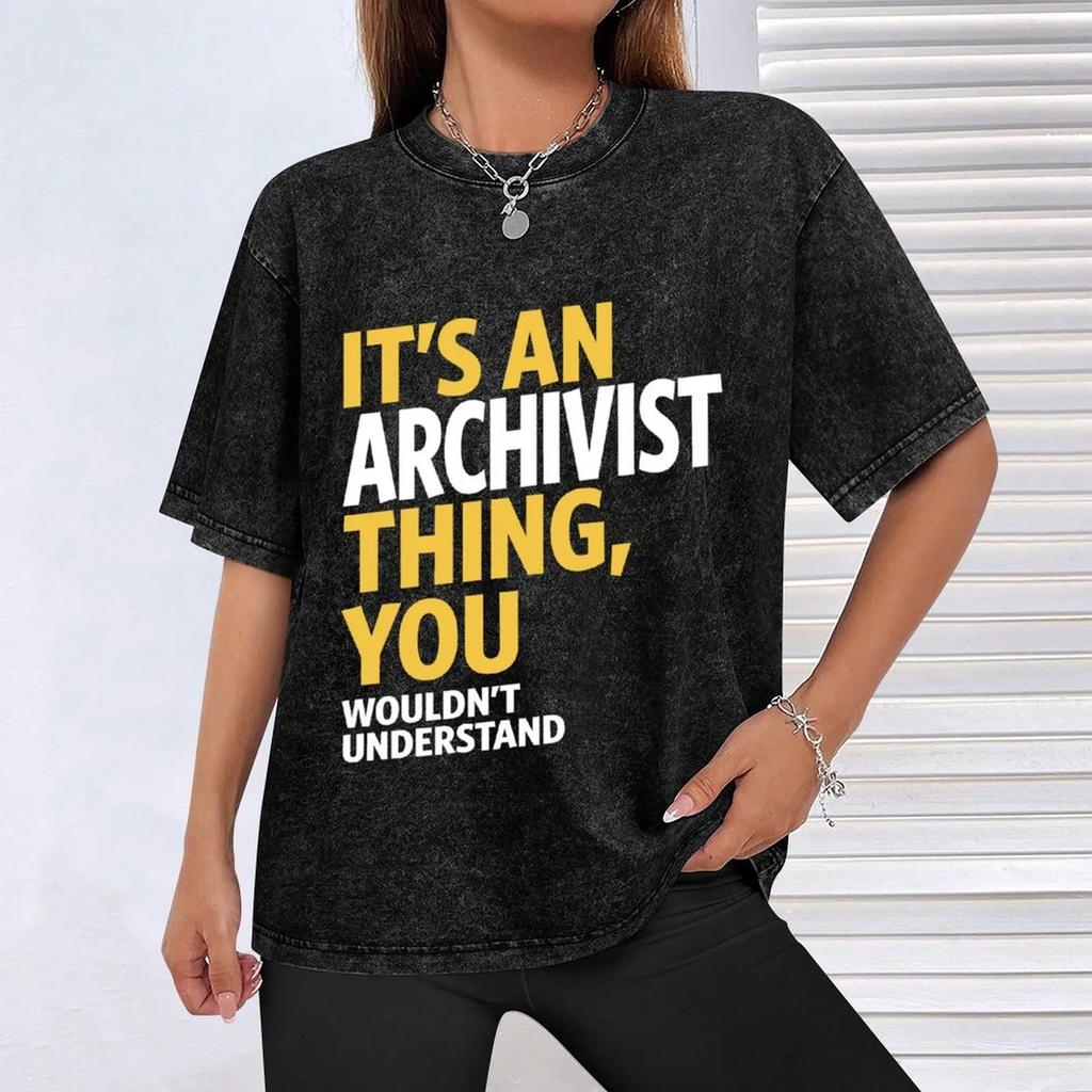 Archivist Thing T-Shirt oversized graphic tee custom shirt mens graphic t-shirts anime
