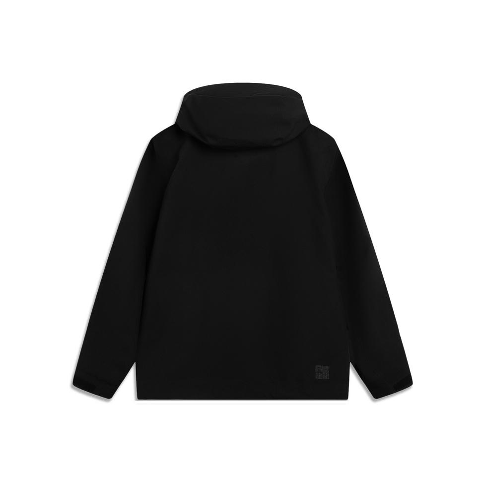 Li Ning Outdoor CF Suo Wan Long Jia Casual Letter Print Hooded Loose Windproof Warm Water-Resistant Jacket Unisex Jacket AEMV059-3