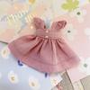 Short/Long Sleeve Printed Dresses White Cardigan for 1/11 OB11 Dolls Tops for 1/12 BJD Dolls Outfits Dresses DIY Doll Clothes