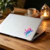 Ghost Wall Stickers Halloween Cute Window Stickers, Rainbow Gradient Cartoon Decals, Holiday Home Decor Waterproof Self-Adhesive for Car Removable PVC