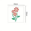 20pcs Flower Painting Stencils for DIY Sunflower Reusable Art Stencil Paint Template for Painting on Wood Glass and Canvas Decor