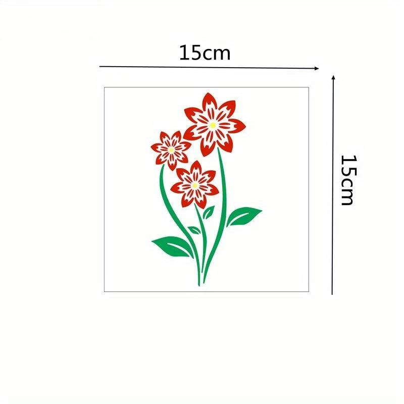 20pcs Flower Painting Stencils for DIY Sunflower Reusable Art Stencil Paint Template for Painting on Wood Glass and Canvas Decor