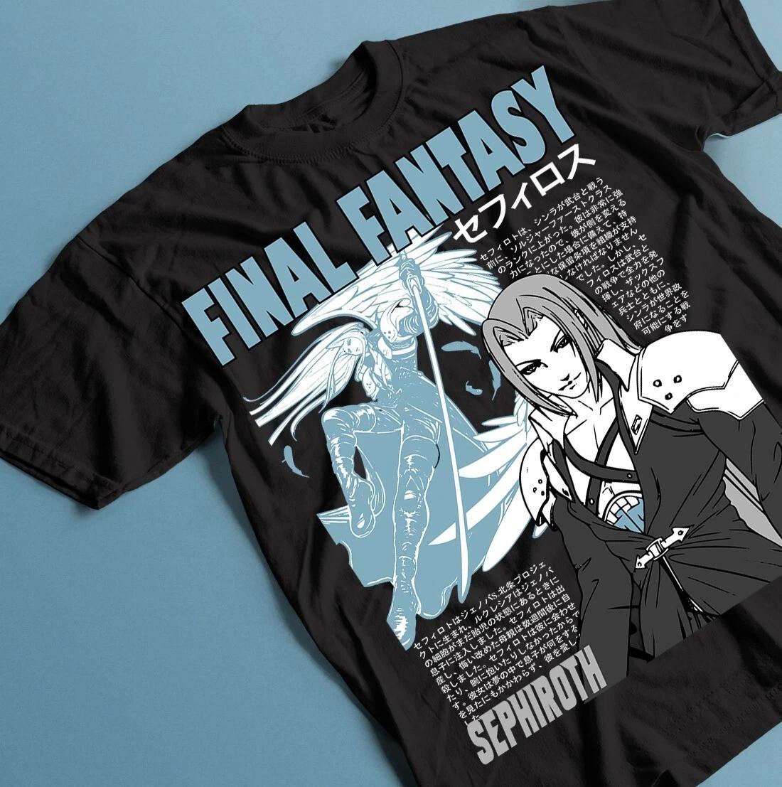 

Футболка Звездный Реактор Мако , Футболка Final Fantasy, Подарок с Аниме, Унисекс Футболка, FF7 M