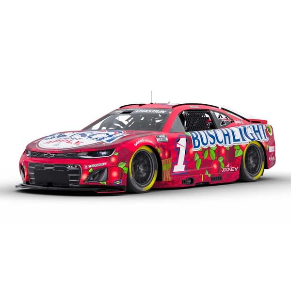 Kyosho Lionel Racing NASCAR CUP (NASCAR Cup Series) 1/64 Busch Light Apple 2025 Chevrolet Camaro Ross Chastain #1 Finished Model LR326797