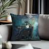 Hot HHozieried Cushion Cover Antidustmite Pillowcase Invisible Zipper Silky Short Plush Sofa Cushion Cover