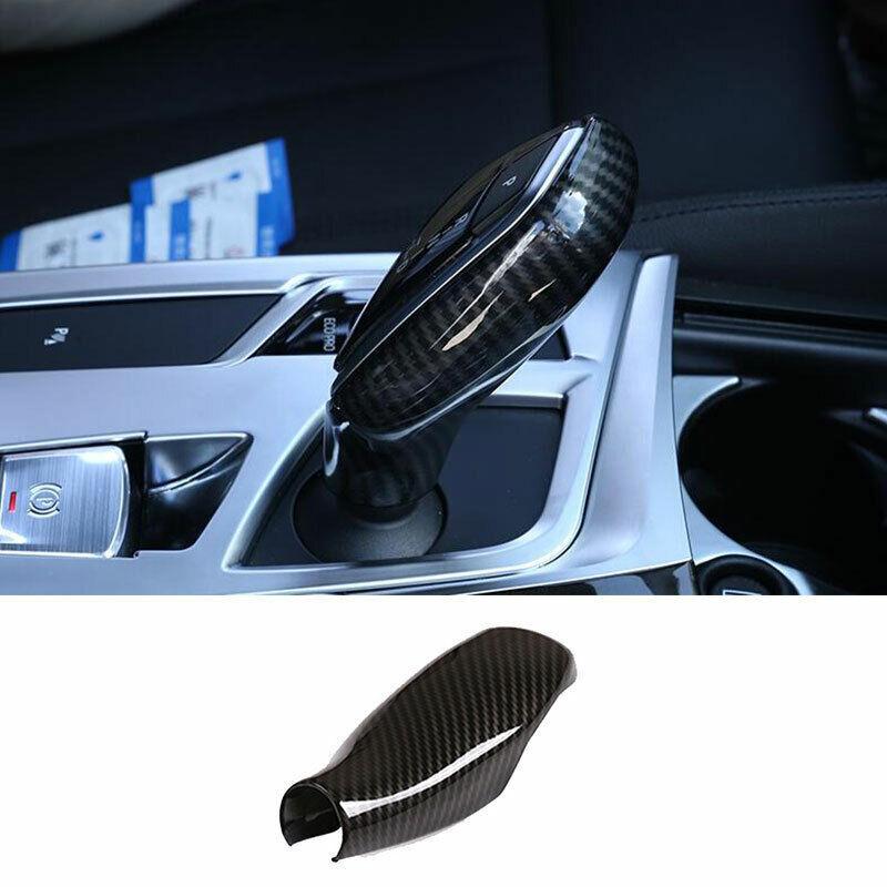 For BMW X3 G01 X4 2018- ABS Carbon Fiber Gear Shift Knob Shifter Lever Trim
