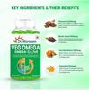 DR. MOREPEN Veg Omega 3 6 7 9 Kapslar 500mg Linfrö, Svartkummin & Havtorn - 60 Veg Kapslar