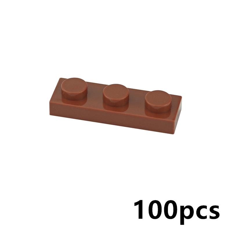 Works With Assembles Particles 3623 1x3 Foundation Plate Construction Blocks Narrow Figures Bricks Parts DIY Instructive Parts Playthings