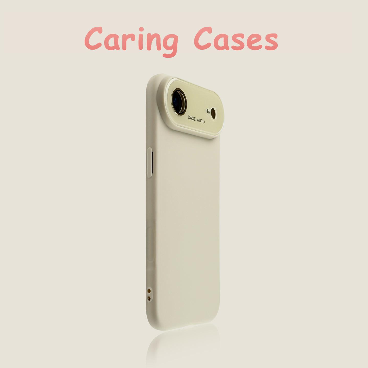 

For iPhone 17 Pro Max Case Matte Full-Cover with Lens Protector Film Anti-Drop Cover Trendy Case with iPhone 16 15 14 13 12 11 iPhone 15 Plus античний білий колір