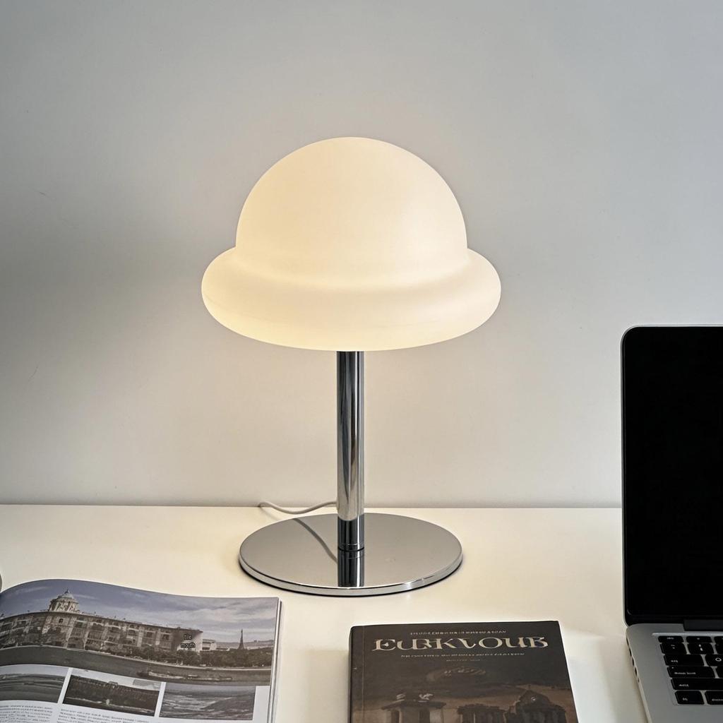 Nordic Bauhaus Vintage Bedside Lamp - Modern Creative Design for Bedroom Decor