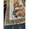 Soft premium handloom fabric Digital Print With  Rich Pallu With Lace Border On Saree