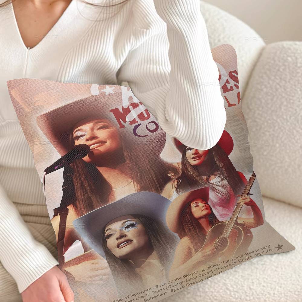 Singer Kacey Musgraves Middle Personalized Pillow Cover Kids Bedroom Wild Party Decor Pillowcase Kid Birthday Shower Gift