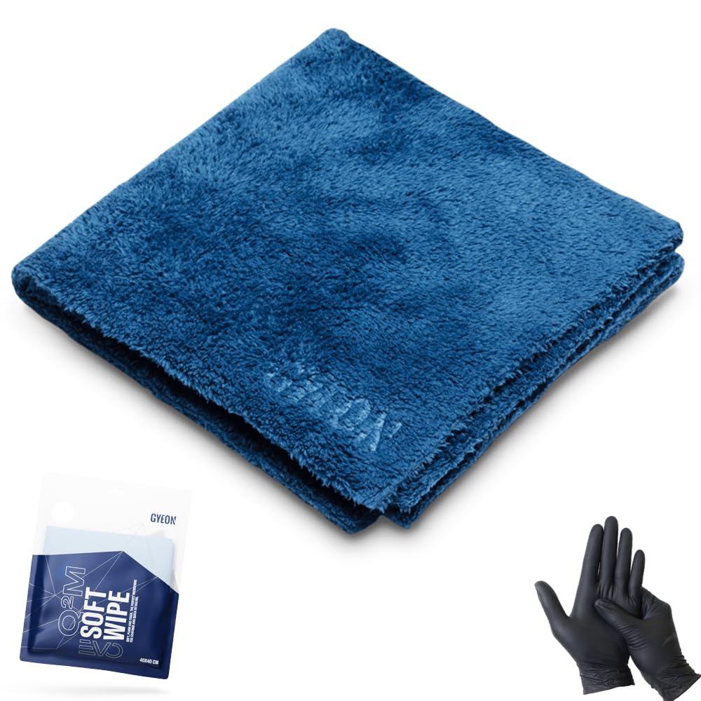 

GYEON Soft Wipe EVO 40x40cm Japanese with GO Nitrile Car Wash Detailing Towel (Q2MA-SWE) (Official Product) Glove, синий
