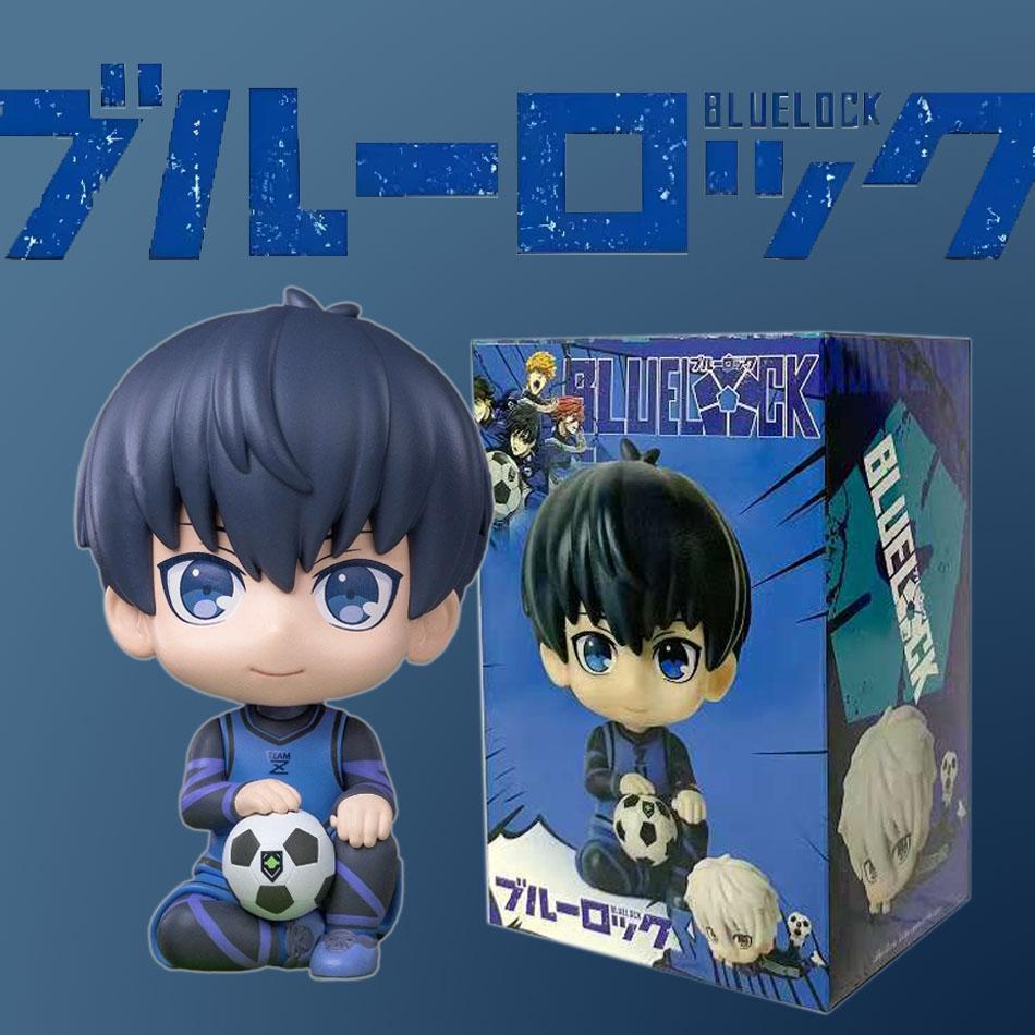 In Stock BLUE LOCK Yoichi Isagi Seishiro Nagi  Q Version PVC Anime Figurine Collectible Model Birthday Gift