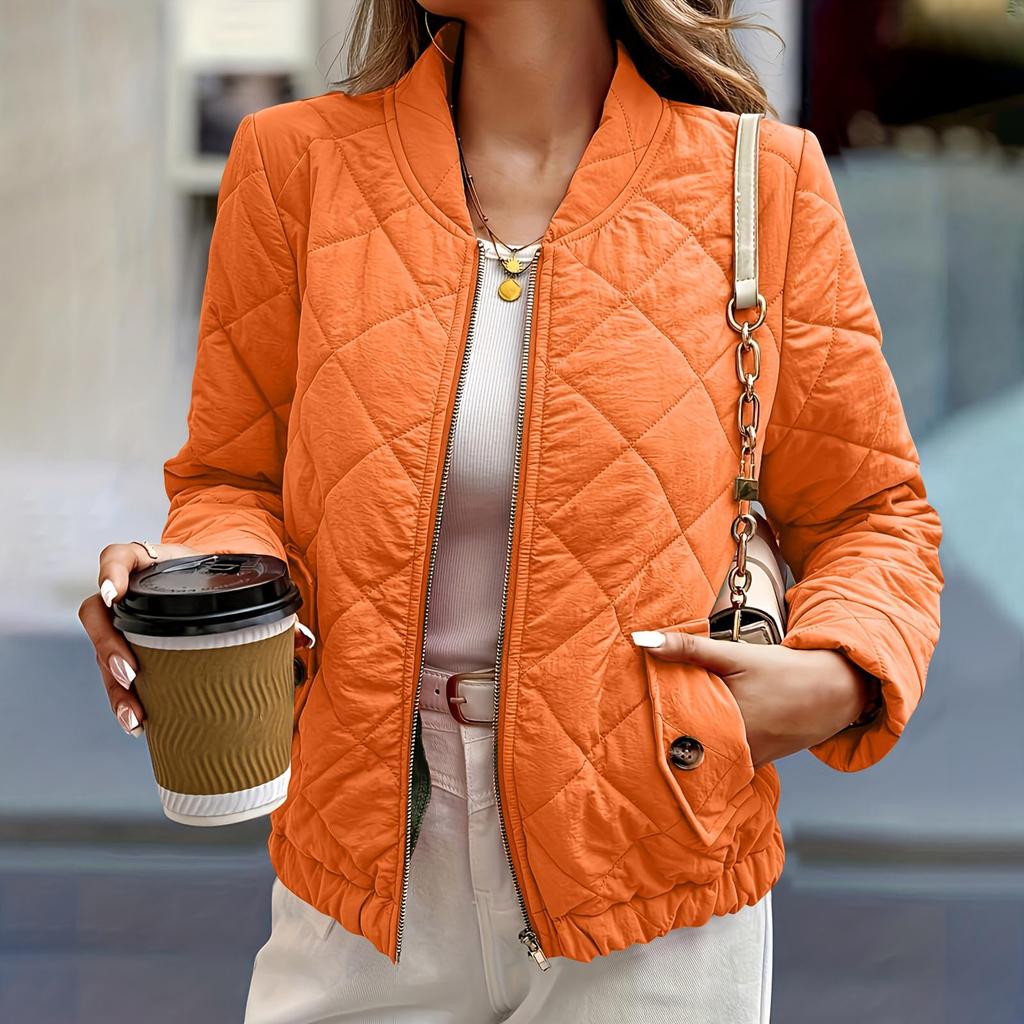 Women's Jacket With Zipper And Hooded Casual Vest Coat