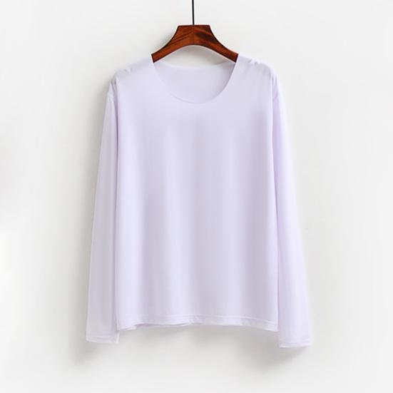 Podzim Jarní Pánský top Bezešvé Jednobarevné O Dlouhé rukávy Vysoce elastické Rychleschnoucí Denní nošení