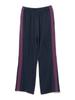 Beams Boy Women's Side Stripe Work Pants, Navy/Free Size