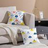 Nordic Simple Floral Polka Dot Plants Art Cushion Cover Pillowcase Short Plush Invisible zipper Room Sofa Cushion Cover