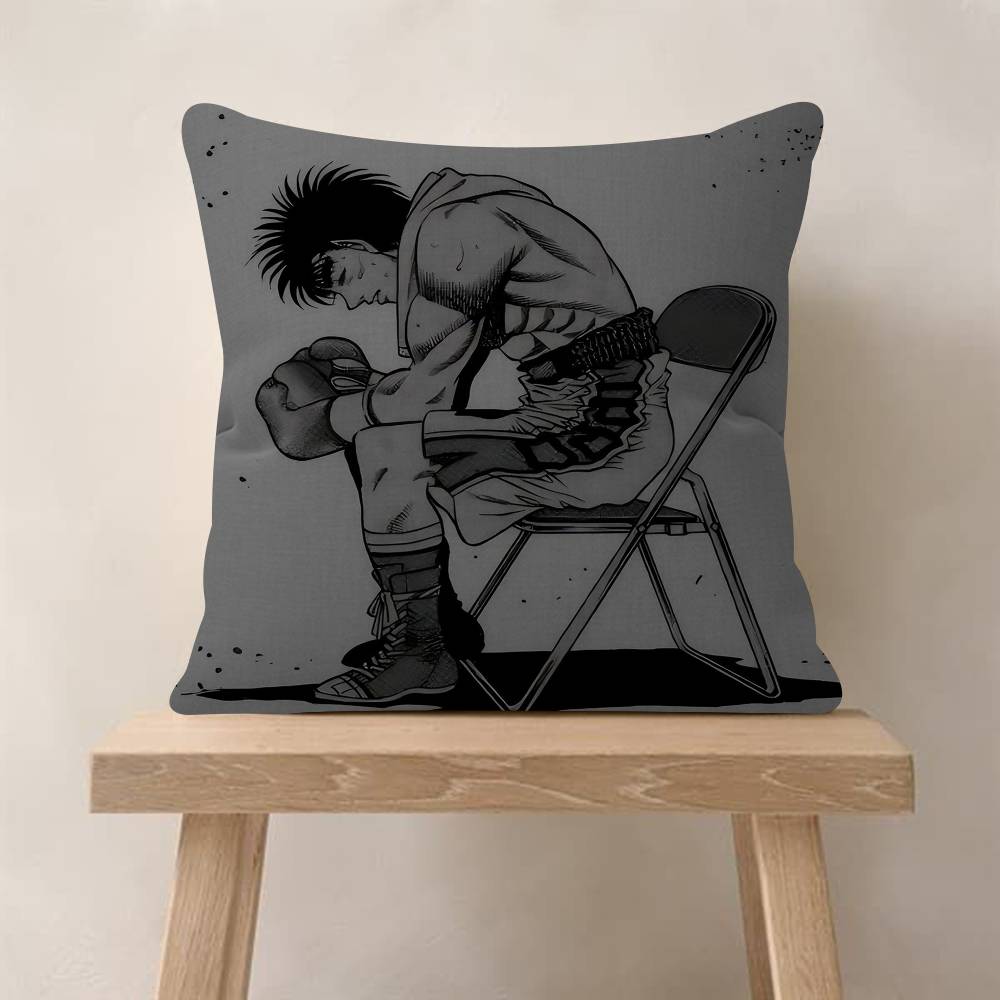 

1pc Anime HHajime No Ippo Cushion Cover Car Throw Pillow Case For Sofa Car Christmas Gift 30x30cm