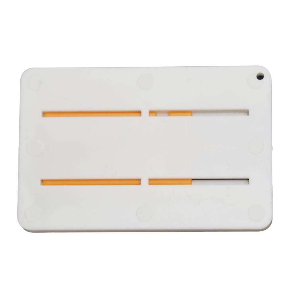 1pc Plastic Tire Tread Ruler 0-20MM Vernier Depth Caliper Tire Tread Depth Ruler Portable Tire Tread Depth Gauge Tyre Tread Tool
