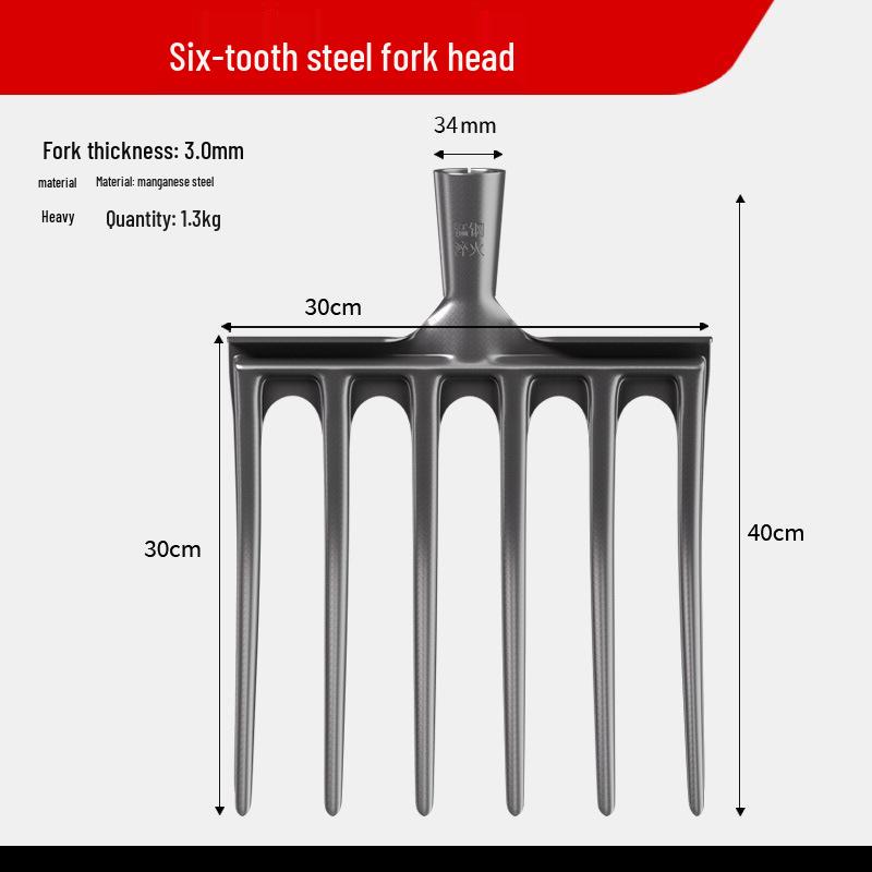 Manual Steel Fork & Shovel Set for Digging Sweet Potatoes and Loosening Soil