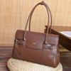 Foreign Trade Hot-Selling Large Bag for Women Versatile 2025 New Retro Elegant Single Shoulder Bag for Women Large Capacity Commuter Tote Bag