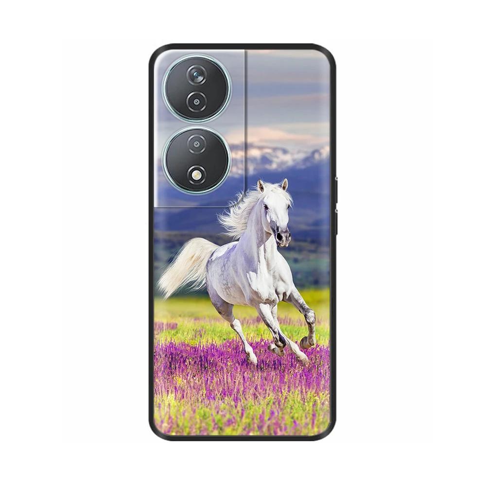 Für Honor X7b Hülle Bemalte Cartoon-Blume Silikon Funda TPU Weiche Abdeckung Für Honor X7B 5G Hüllen Für Honor 90 Smart Schutzhülle