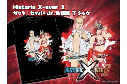 New Japan Pro-Wrestling Zack Sabre Jr. & Maika Historic X-over T-Shirt, Size 2, Medium, 6068102776