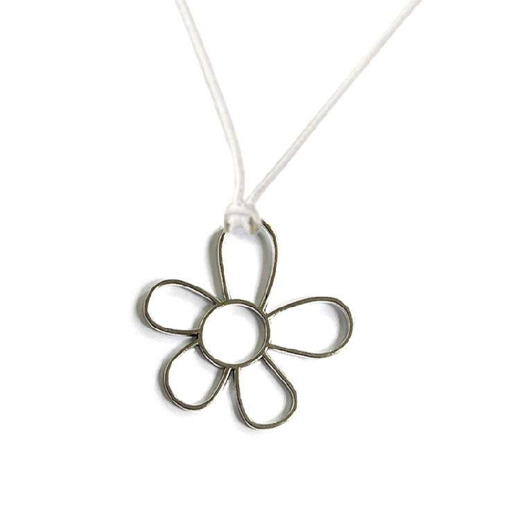 Large Hollow Flower Pendant Charms for DIY Craft Jewelry Making Supplies 48x42mm