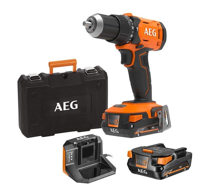 Trapano - aeg - 4935478631 - senza fili - 2 velocità - mandrino 13 mm