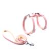 Cats Harness and Leash Set Escape Proof Small Animal Leashes Leash and Collar Easy Control Multicolor Collar & Leash