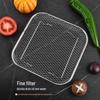 Dampfgarer aus Edelstahl: Zubehör für Heißluftfritteuse zum Backen, Abkühlen, Abtropfen und Dörren