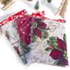 180X34CM Christmas Series Printing Table Runner Mat for Home Party Decoration
