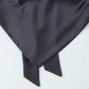 Silk Satin Texture Top & High-Waisted Pants Set