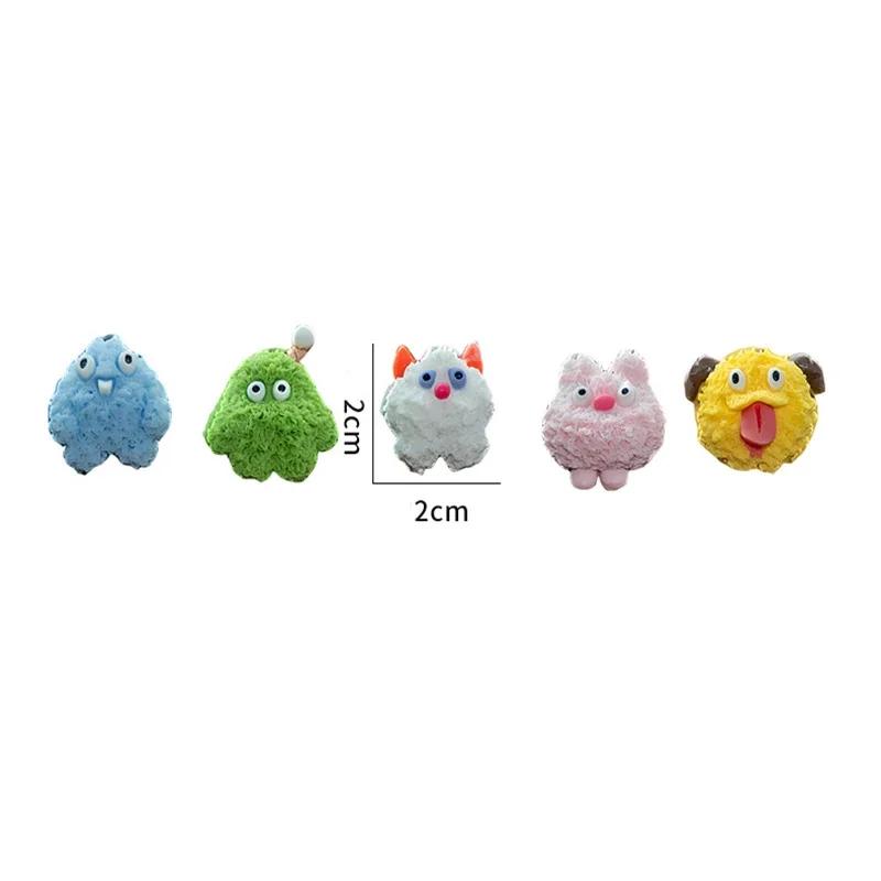 Little Cute Doll Car Accessories Center Console Car Rearview Mirror Ornament For Home and Car Dual-use Lovely Series Decoration