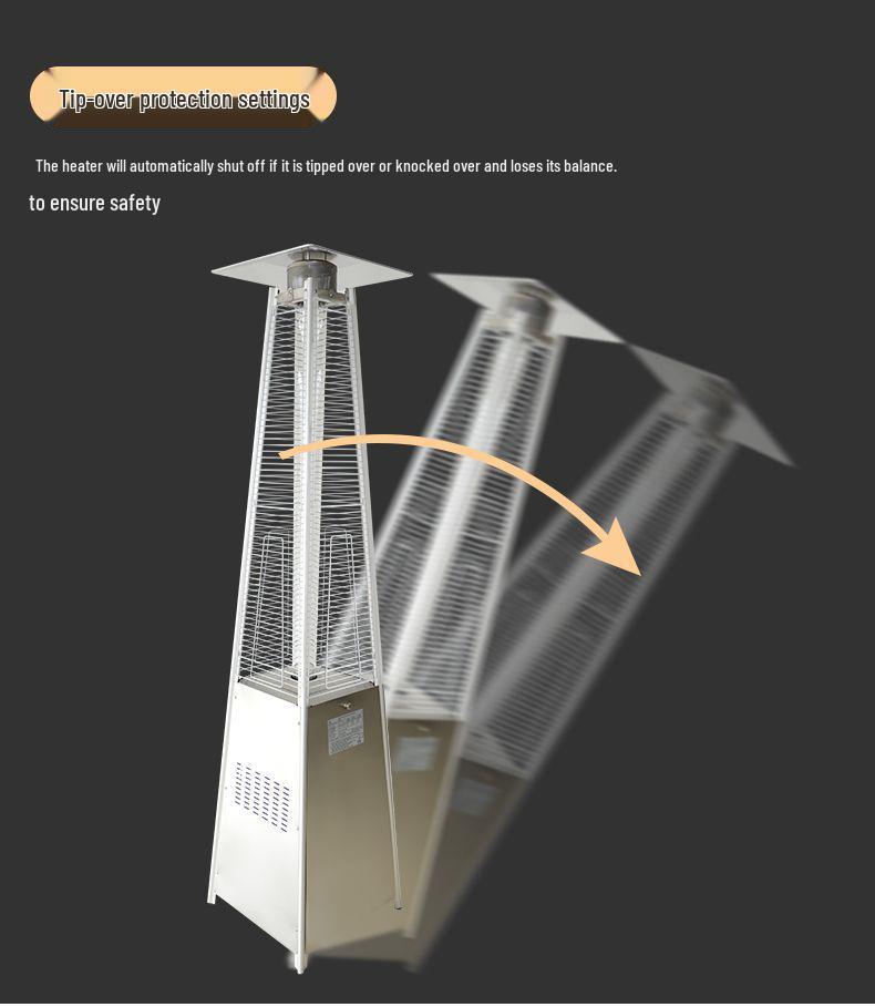 Qian You Outdoor Tower-shaped LPG Heater and Fire Pit