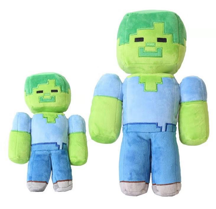 Плюшевая игрушка Minecraft в вакуумной упаковке: Стив, Крипер и Иссушитель