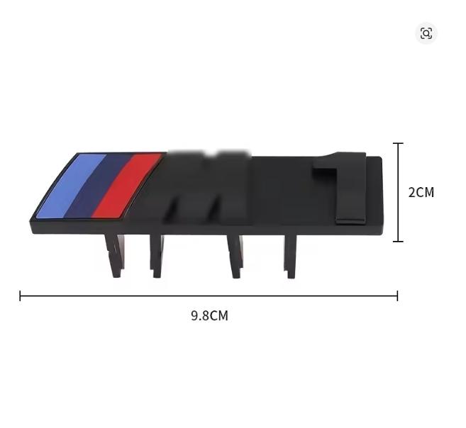 3D Car Front Grille M Badge Emblem Decoration Accessories For bAB-BMW M M1 M2 M3 M4 M5 M6 M7 E39 E87 E60 E46 E53 E90 F10 F20 F25 XV1