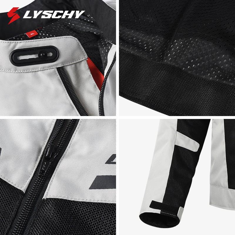Mens Summer Motorcycle Riding Jacket Breathable Mesh Protective Gear Biker