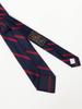 [BEAMS PLUS] Silk Ivy Regimental Tie for Men, Burgundy, Free Size, 38440101107