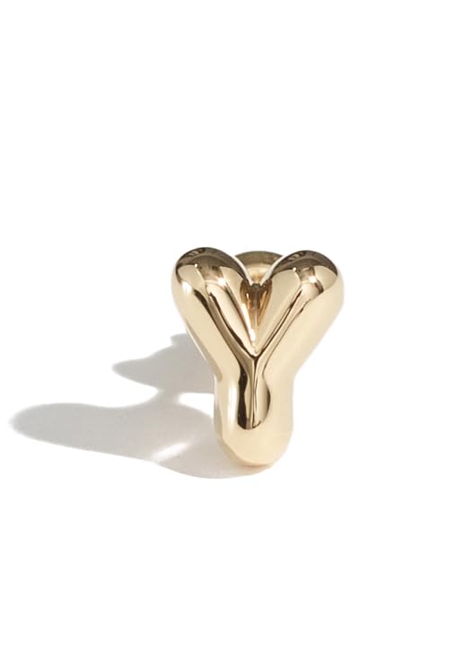 

SV925 Yellow gold coated single ear earrings [BALLOON] Small44-1594 золотий