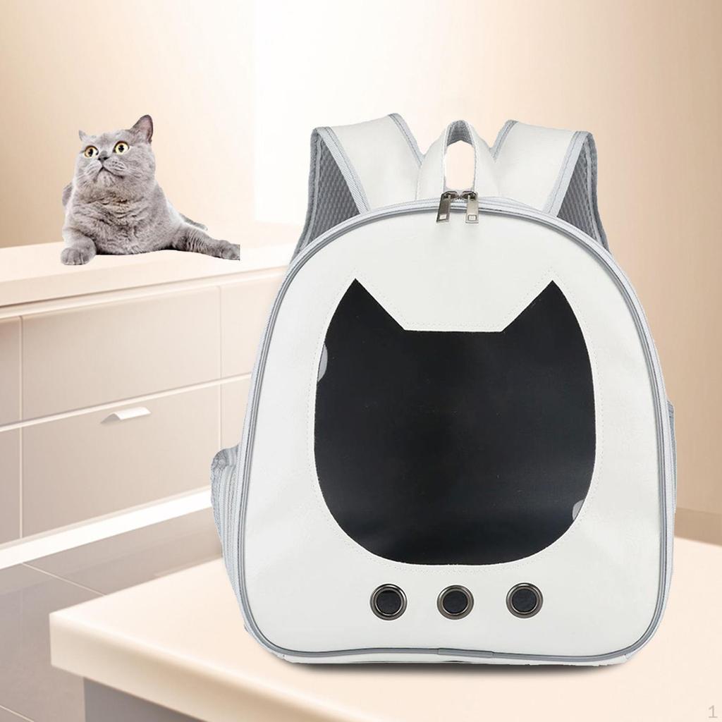 Cat Carrier Backpack Airline Approved Ventilated Transparent Large Portable Bag Carry for