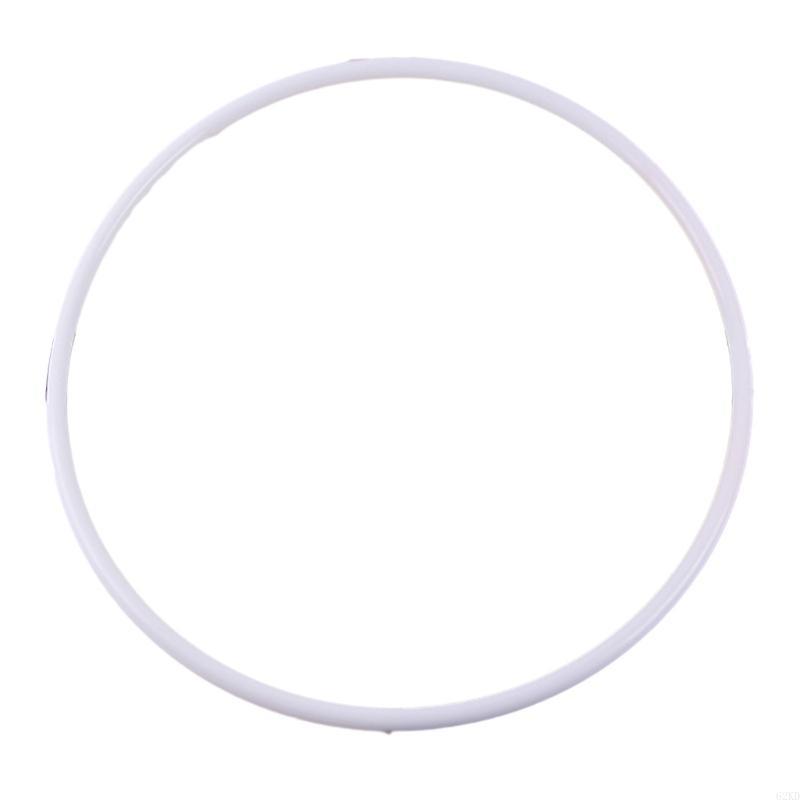 62KD DIY Craft Rings White Plastic Hoops for Wedding Clothing Jewelry Making Material