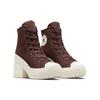 Converse Chuck 70 De Luxe Zamszowe Sznurowane Grube Obcasy Damskie Obcasy Ziemisty Brąz A06782C