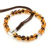 Men's Buddhist Prayer Beads, Tortoiseshell, 27 Beads, Unisex, Acrylic, Suitable for All Sects, Informal Funerals, Buddhist Altars, Mourning, Wakes,