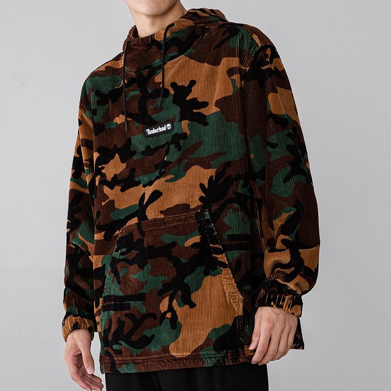 Timberland Camouflage Cord-Pullover-Hoodie Herren-Hoodies A22CK-CD1