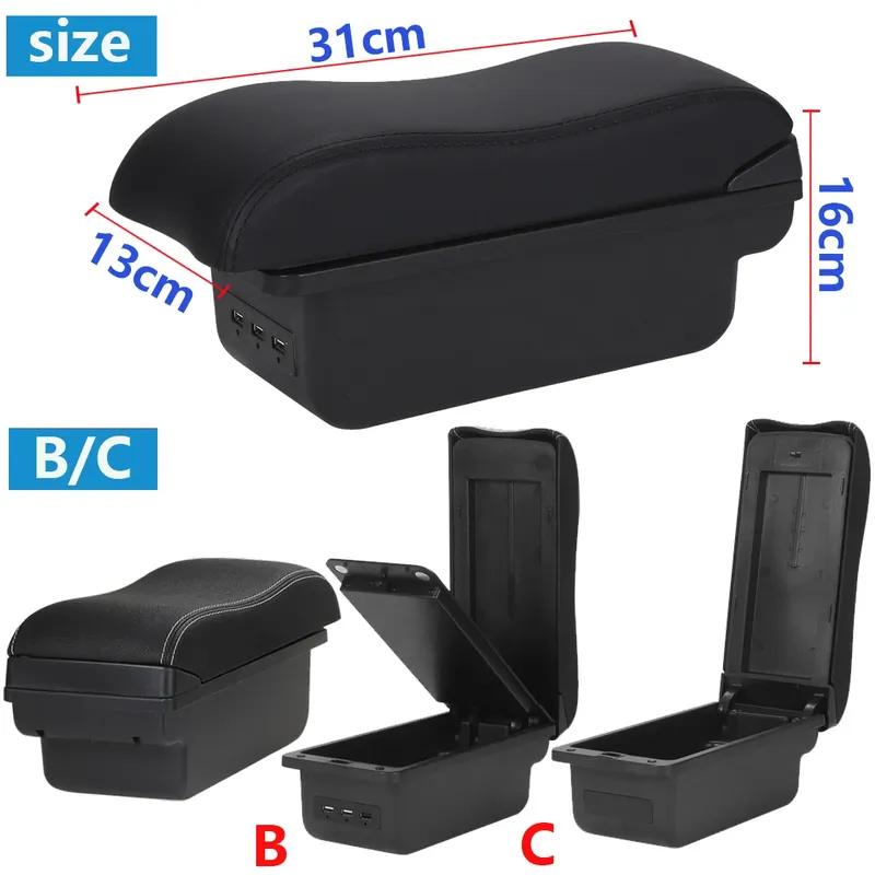 For Hyundai I10 2010-2019 Armrest Box Car Armrest Interior Parts Details Retrofit Parts Storage Box Car Accessory Styling