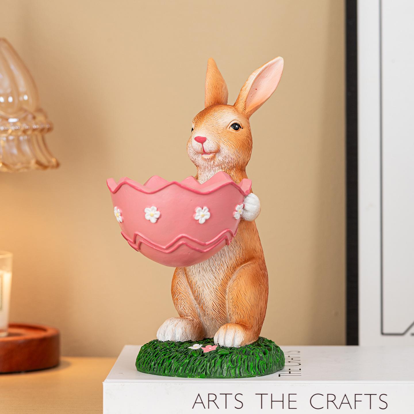 

Пасхальный Кролик Органайзер-Украшение: Держатель для ключей и праздничный декор для дома