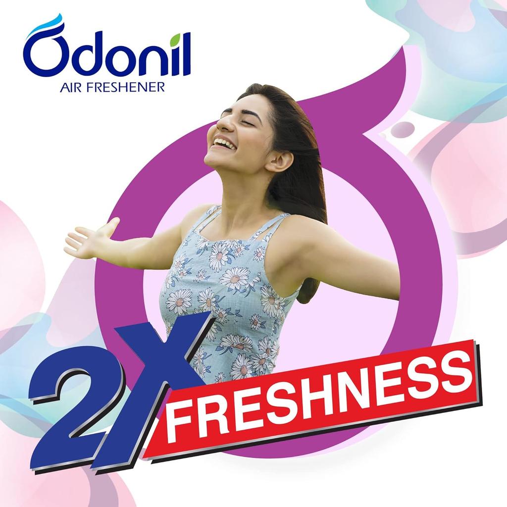 Odonil Air Freshener Blocks 288g (72g X 4)  Long Lasting Bathroom Toilet Fragrance